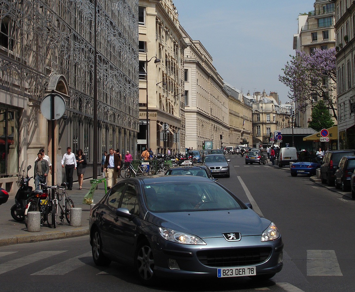 a Peugot in Paris