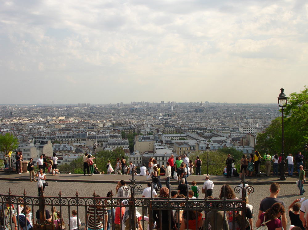 Stadtansicht auf Paris