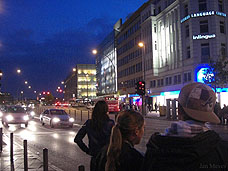 Hamburg at night