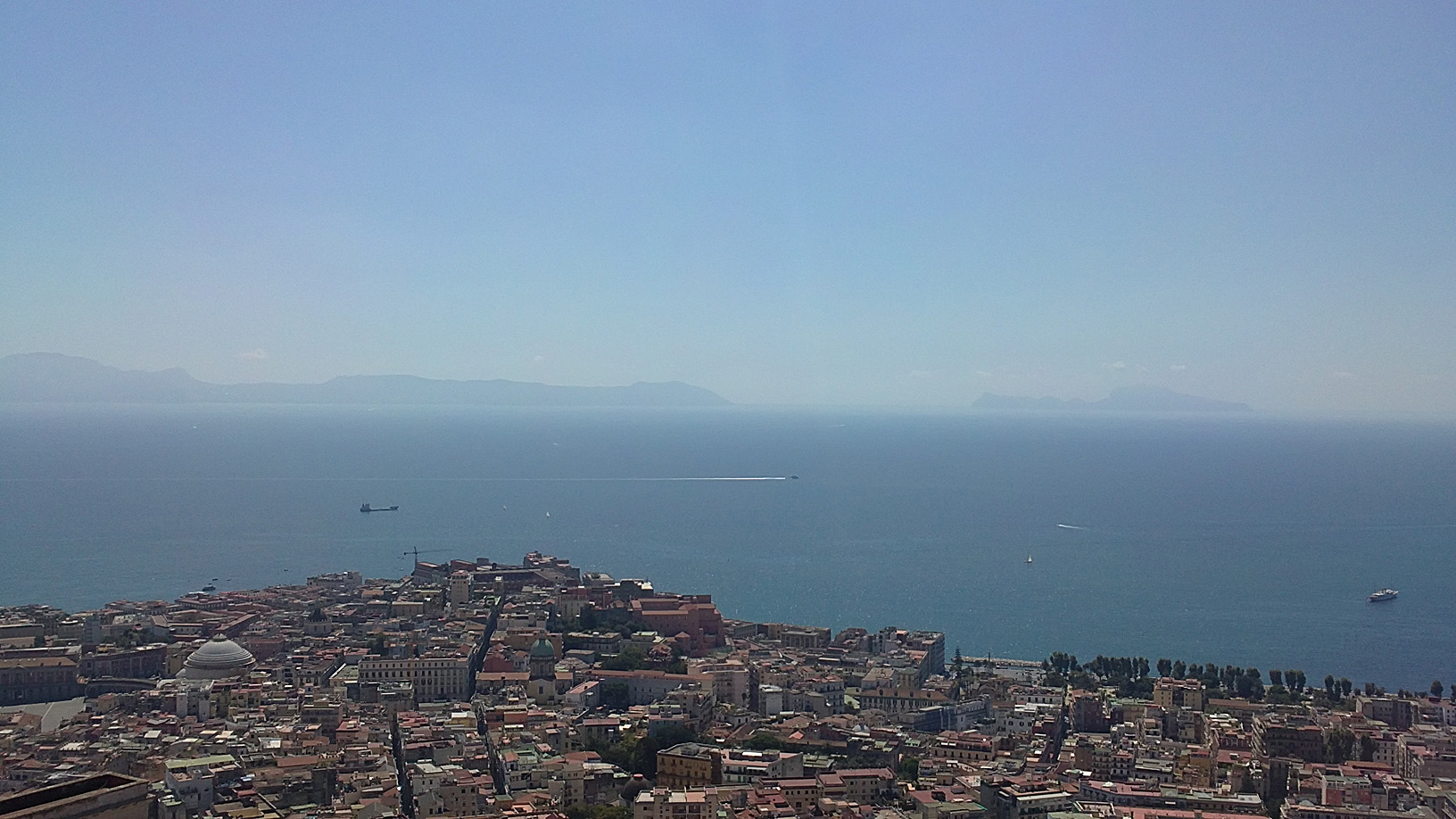Ausblick auf das Meer vor Neapel